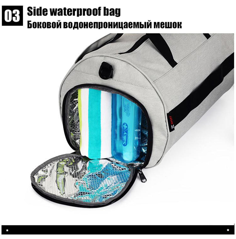 Hommes sacs De Sport pour Sac d'entraînement Tas Fitness voyage Sac De Sport Sports De plein air nager femmes sec humide Gymtas Yoga femmes 2019 XA103WA